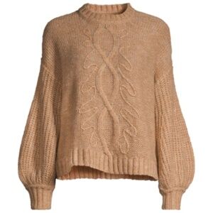 Toccin Vienna knit applique sweater XS New